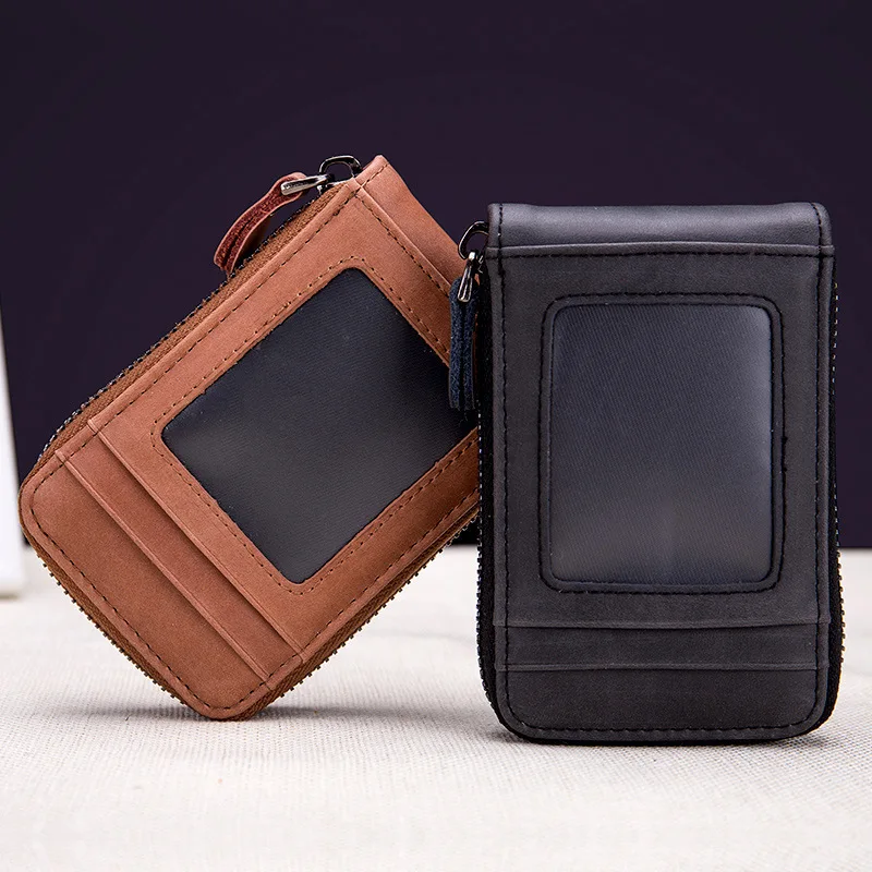 RFID Card Credit Holder Genuine Leather Men's Bank Card Holder Photo Business Card ID Various Cards Coin Door Car Key Collect
RFID Card Credit Holder Genuine Leather Men's Bank Card Holder Photo Business Card ID Various Cards Coin Door Car Key Collect