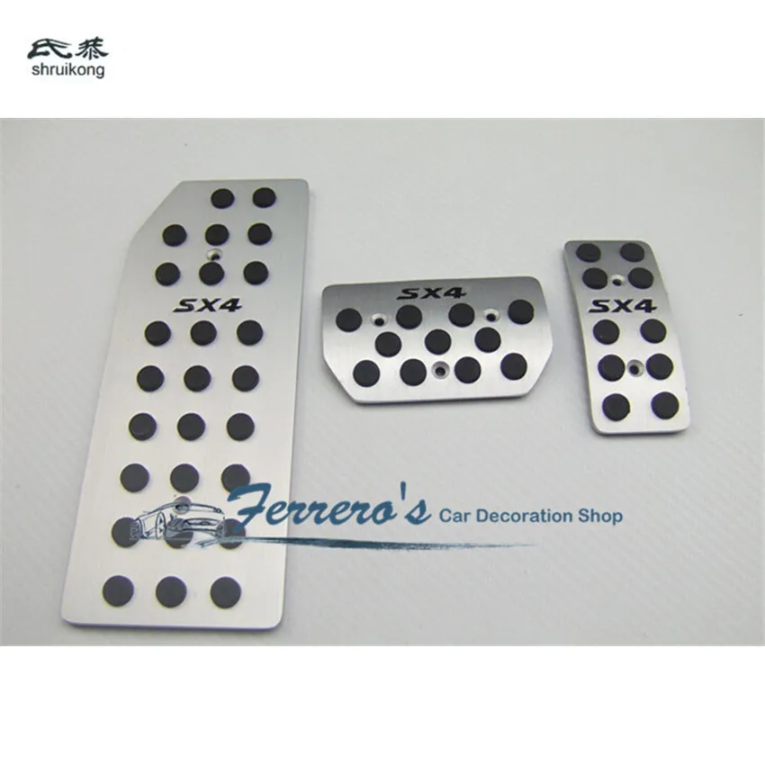 1Lot High Quality for 2006-2019 Suzuki SX4 AT MT Aluminum Alloy Material Rest Gas Brake Pedal Cover
1Lot High Quality for 2006-2019 Suzuki SX4 AT MT Aluminum Alloy Material Rest Gas Brake Pedal Cover
