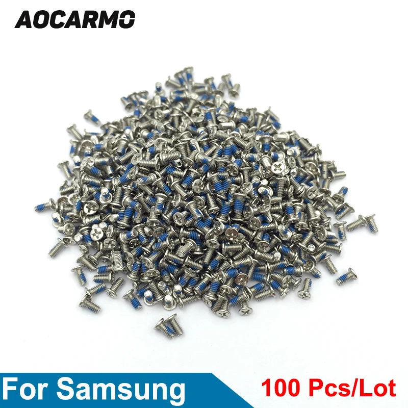 

Aocarmo 100Pcs/Lot Replacement 1.4*3.0mm Inside Motherboard Frame Screw For Samsung Galaxy S3 S4 S5 S6 Edge S7 Note3 Note4 Note5