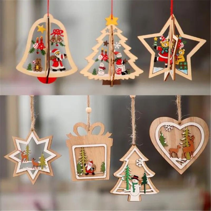 WYNLZQ New Cute Wooden Christmas Decoration Ornaments Children's Gifts Home Xmas Party Christmas Tree Hanging Snowman Fake Stars
WYNLZQ New Cute Wooden Christmas Decoration Ornaments Children's Gifts Home Xmas Party Christmas Tree Hanging Snowman Fake Stars