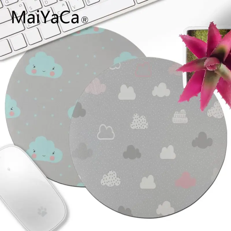 Новый дизайн, комфортный круглый коврик для мыши MaiYaCa с ярким пастельным облачным рисунком, игровой коврик для мыши, нескользящий игровой ко...
Новый дизайн, комфортный круглый коврик для мыши MaiYaCa с ярким пастельным облачным рисунком, игровой коврик для мыши, нескользящий игровой ко...