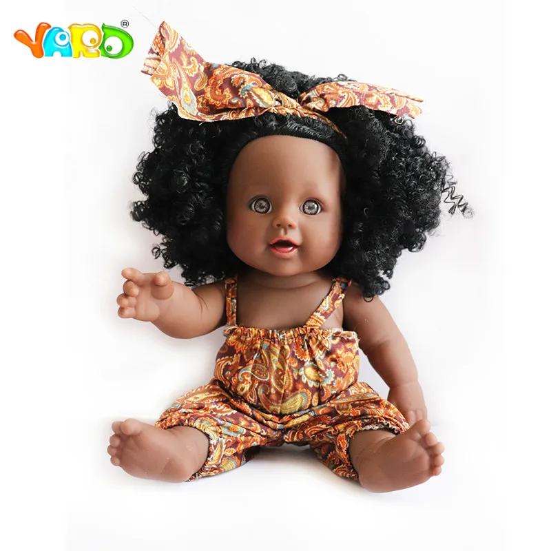 YARD 30cm childre's doll Soft Silicone Reborn Baby Toys for kids Realistic Vinyl Doll Black Reborn Babies Dolls with Clothes
YARD 30cm childre's doll Soft Silicone Reborn Baby Toys for kids Realistic Vinyl Doll Black Reborn Babies Dolls with Clothes