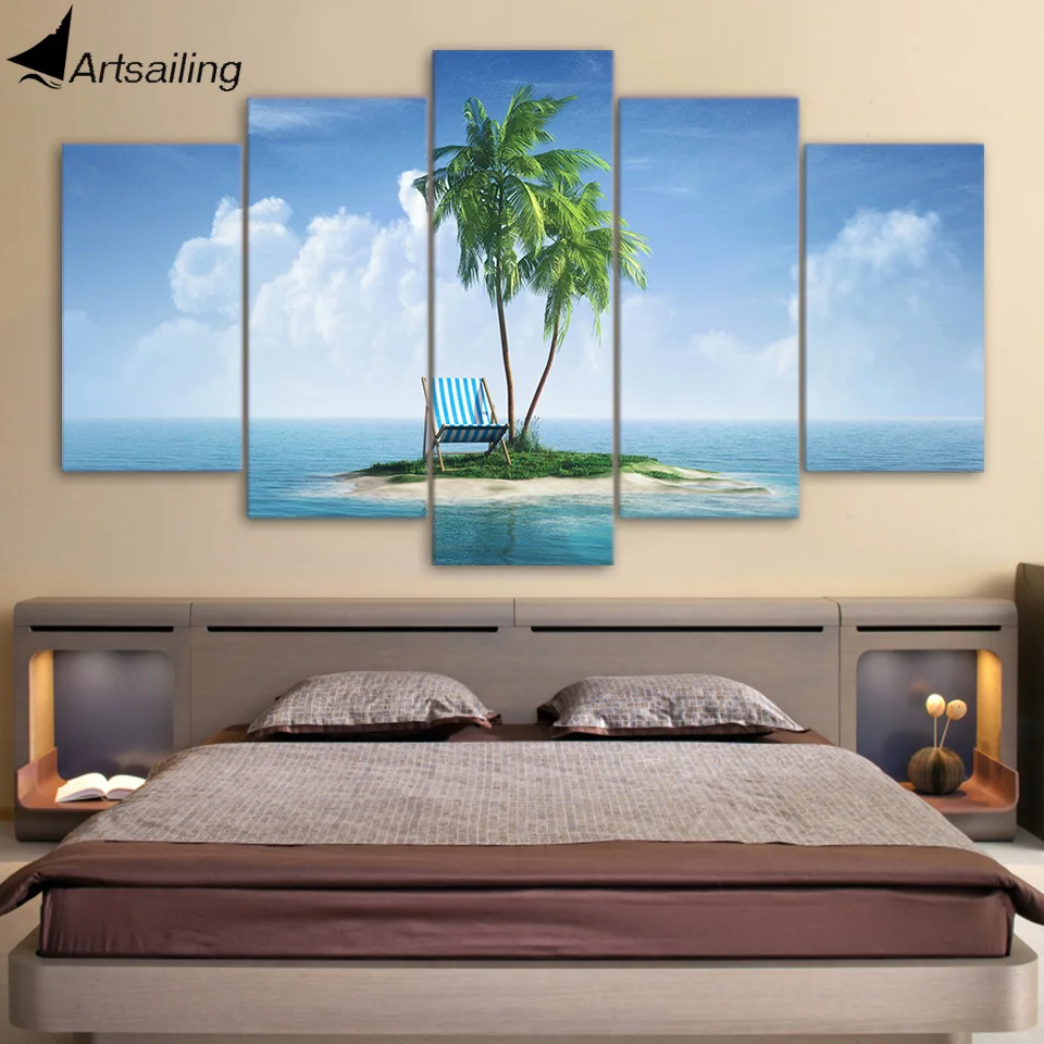 5 piece HD print wall art canvas painting tropical island posters and prints Coconut Grove home decor free shipping CU-2472B
5 piece HD print wall art canvas painting tropical island posters and prints Coconut Grove home decor free shipping CU-2472B