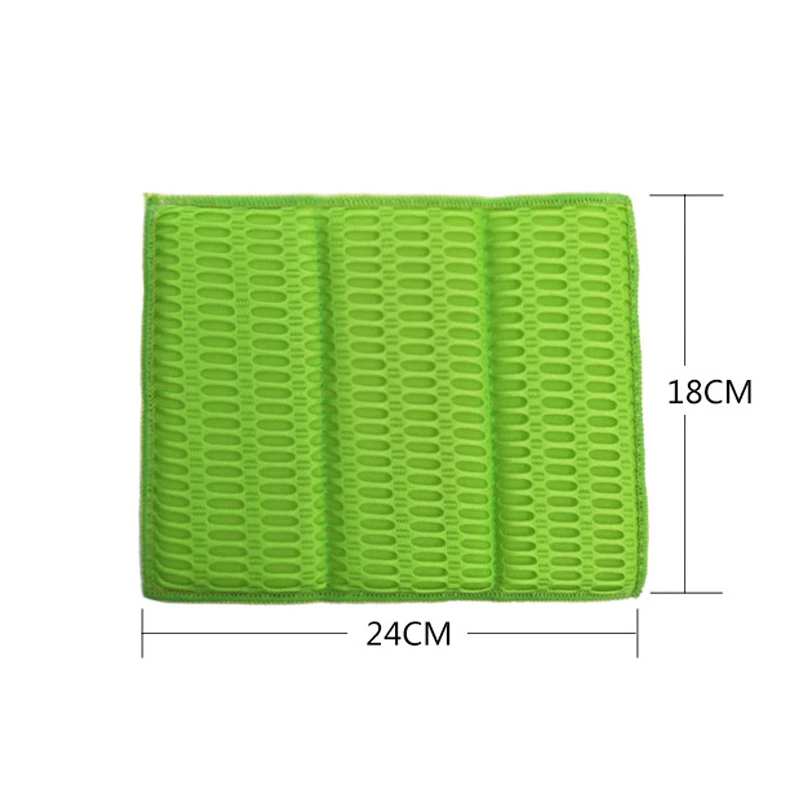 East 5 Pcs 18X24CM Microfiber Dish Cleaning Cloth Green Washing Dishes Scouring Pad Wiping Rags Kitchen Cleaning
East 5 Pcs 18X24CM Microfiber Dish Cleaning Cloth Green Washing Dishes Scouring Pad Wiping Rags Kitchen Cleaning