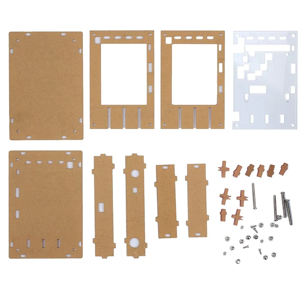 DSO138 2.4" TFT Pocket-size Digital Oscilloscope Kit DIY Parts Handheld + Acrylic DIY Case Cover Shell for DSO138
DSO138 2.4" TFT Pocket-size Digital Oscilloscope Kit DIY Parts Handheld + Acrylic DIY Case Cover Shell for DSO138