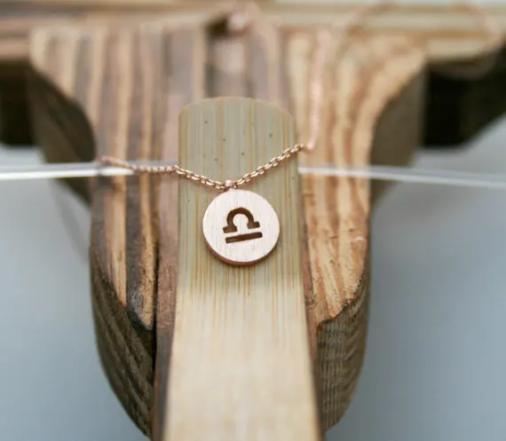 Ожерелье весы 12 знаков зодиака Созвездие Подвеска для женщин и мужчин|necklaces for