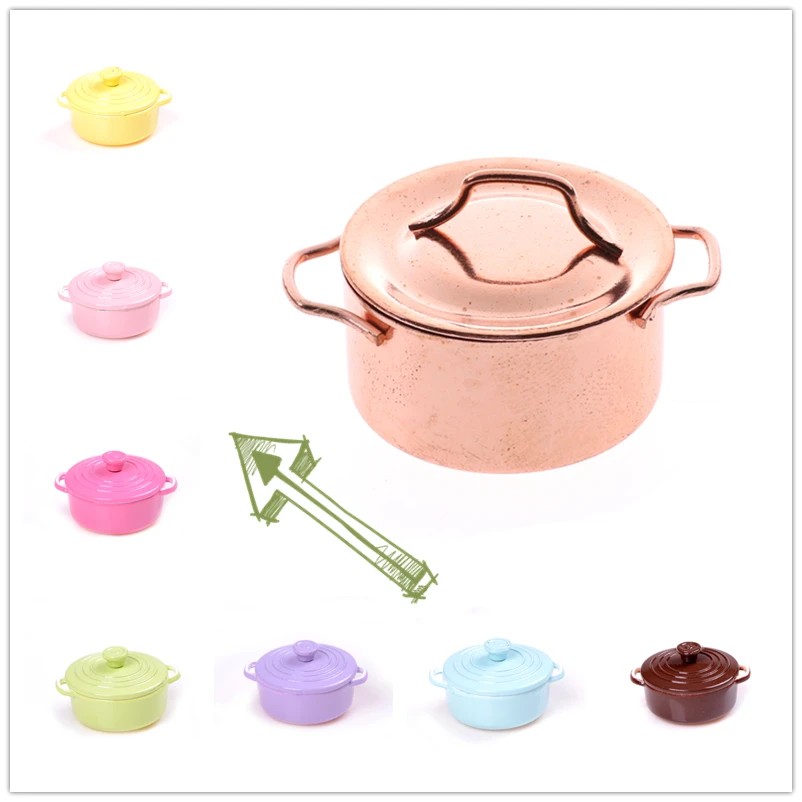 Mini tableware dish bowl Copper Pot with Lid tableware set Dollhouse Miniature Toy Doll Food Kitchen living room Accessories
Mini tableware dish bowl Copper Pot with Lid tableware set Dollhouse Miniature Toy Doll Food Kitchen living room Accessories