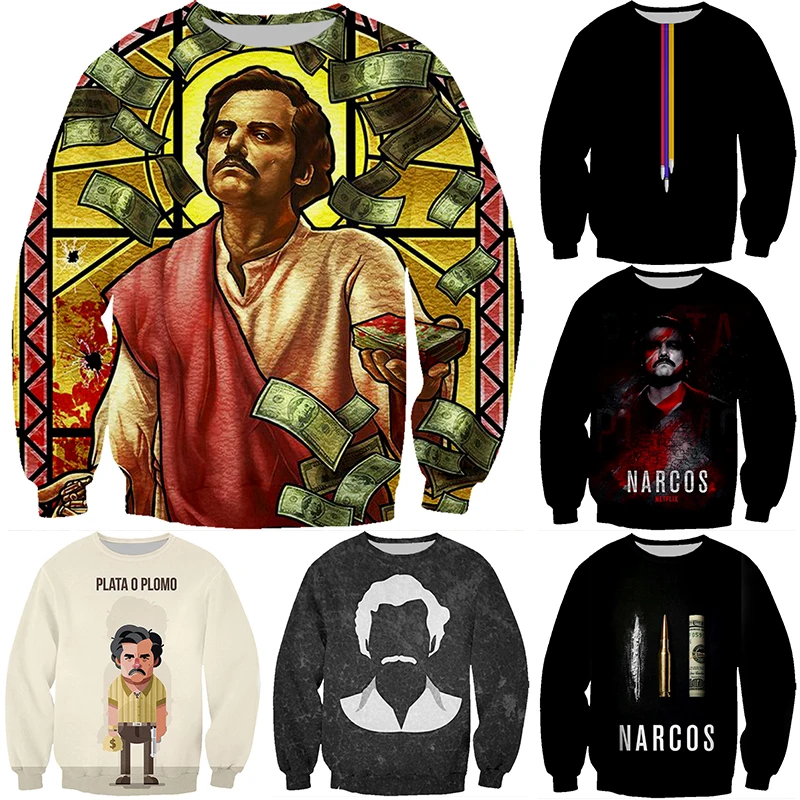 PLstar Cosmos Narcos Pablo Escobar Narcos bullet black hoodies sweatshirts Mafia Hip Hop Men Tees Shirt Harajuku Streetwear-6
PLstar Cosmos Narcos Pablo Escobar Narcos bullet black hoodies sweatshirts Mafia Hip Hop Men Tees Shirt Harajuku Streetwear-6