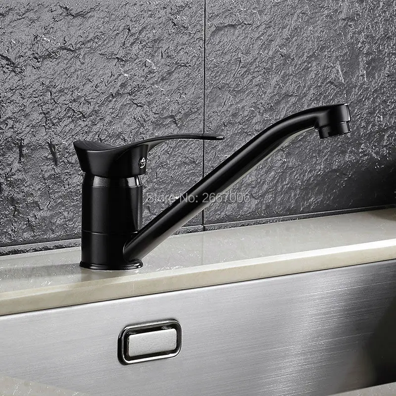GIZERO Kitchen Black Faucet Sink Mixer 360 Swivel Long Spout Deck Mount Sink Tap Torneira with Hot and Cold Water Taps ZR2040
GIZERO Kitchen Black Faucet Sink Mixer 360 Swivel Long Spout Deck Mount Sink Tap Torneira with Hot and Cold Water Taps ZR2040