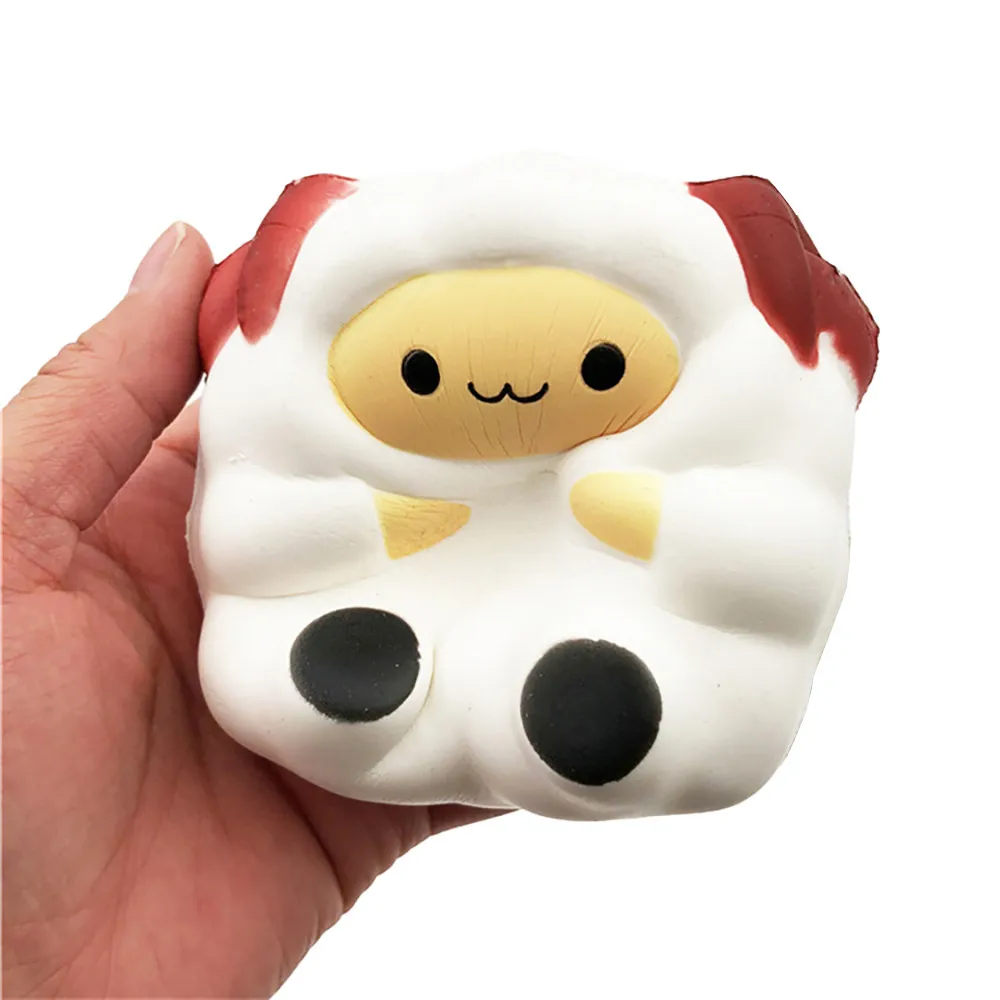 Squishi Kawaii анималы силиконовая игрушка сжимаемая овечка крем ароматическая