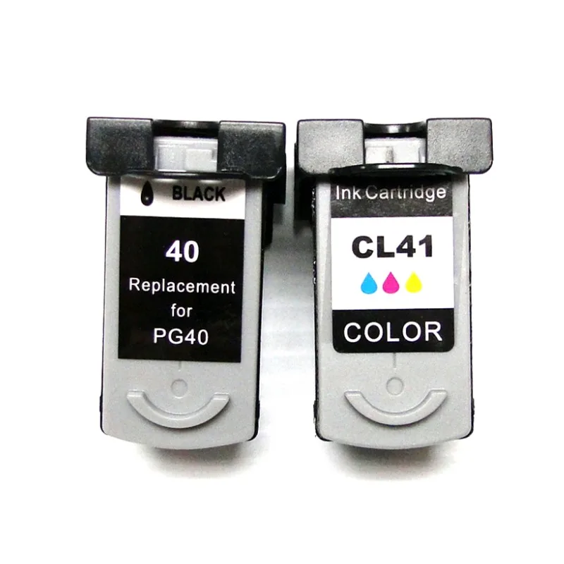 YOTAT 1set PG-40 CL-41 Remanufactured ink cartridge PG40 CL41 for Canon PIXMA IP2500 IP2600 MX300 MX310 MP160 MP140 MP150
YOTAT 1set PG-40 CL-41 Remanufactured ink cartridge PG40 CL41 for Canon PIXMA IP2500 IP2600 MX300 MX310 MP160 MP140 MP150