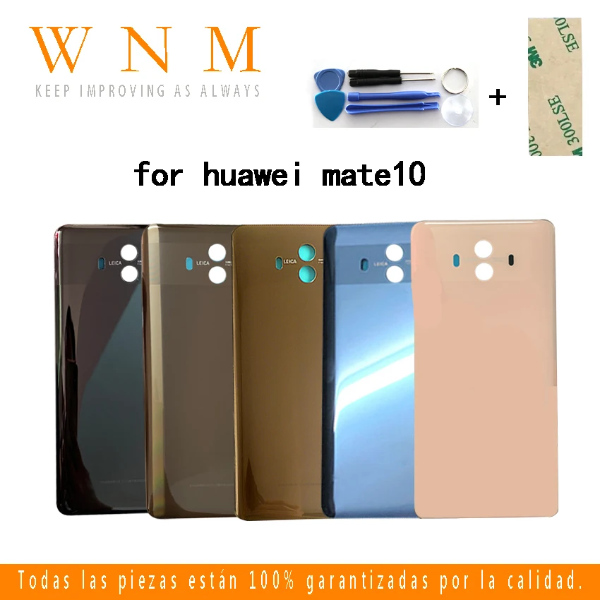 Для HUAWEI mate 10 стекло крышка батареи задняя двери для Huawei Замена | Мобильные