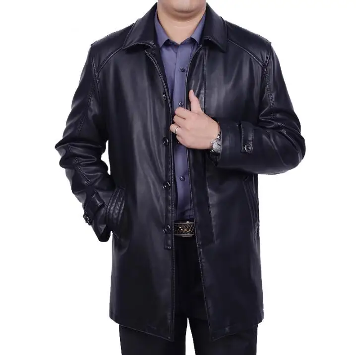 2019 Men's Winter New Plus Size Genuine Leather Jacket Men Long Business Casual Jackets Male Leather Clothes Trench Coat S-4XL
2019 Men's Winter New Plus Size Genuine Leather Jacket Men Long Business Casual Jackets Male Leather Clothes Trench Coat S-4XL