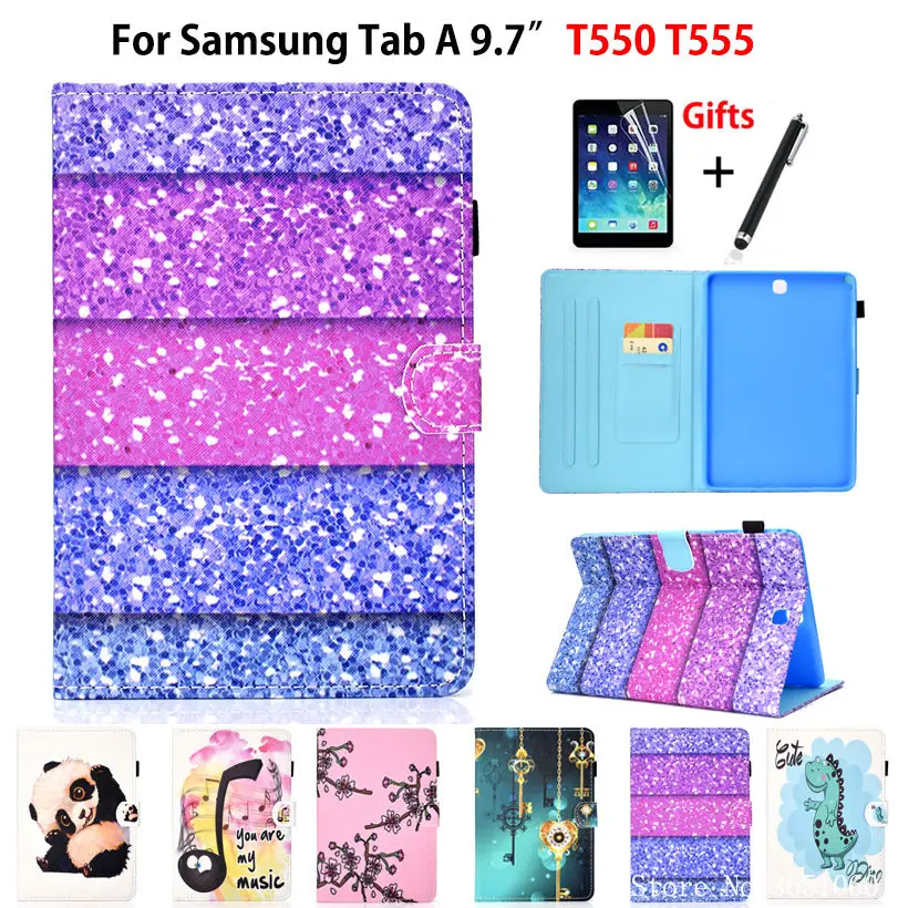 Cute Cartoon Case For Samsung Galaxy Tab A 9.7" SM-T550 T550 T555 P550 P555 Smart Cover Funda Tablet Flip Stand Shell +Film+Pen
Cute Cartoon Case For Samsung Galaxy Tab A 9.7" SM-T550 T550 T555 P550 P555 Smart Cover Funda Tablet Flip Stand Shell +Film+Pen