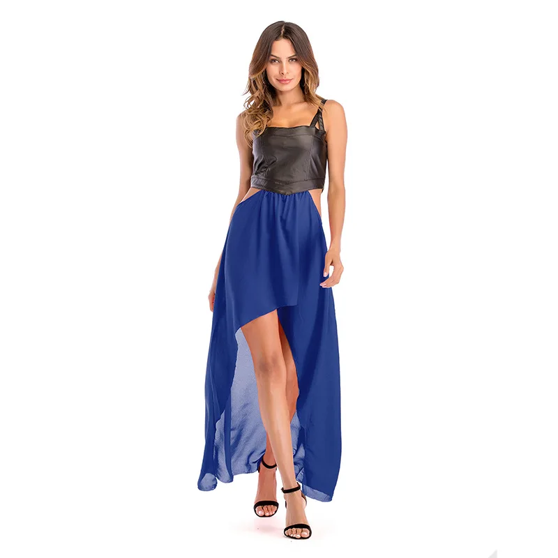 Jelics Chiffon Strap Patchwork Sexy Cut Out Women's Dresses Color Block Fashion Street Night Lady Vestidos 2019 Clothes
Jelics Chiffon Strap Patchwork Sexy Cut Out Women's Dresses Color Block Fashion Street Night Lady Vestidos 2019 Clothes