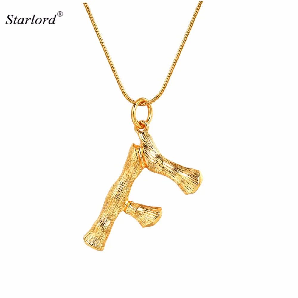 Bamboo Initial F Letter Necklace Snake Chain Gold Alphabet Jewelry Chunky Big Statement Letter Charm Personalized Gift P9079
Bamboo Initial F Letter Necklace Snake Chain Gold Alphabet Jewelry Chunky Big Statement Letter Charm Personalized Gift P9079