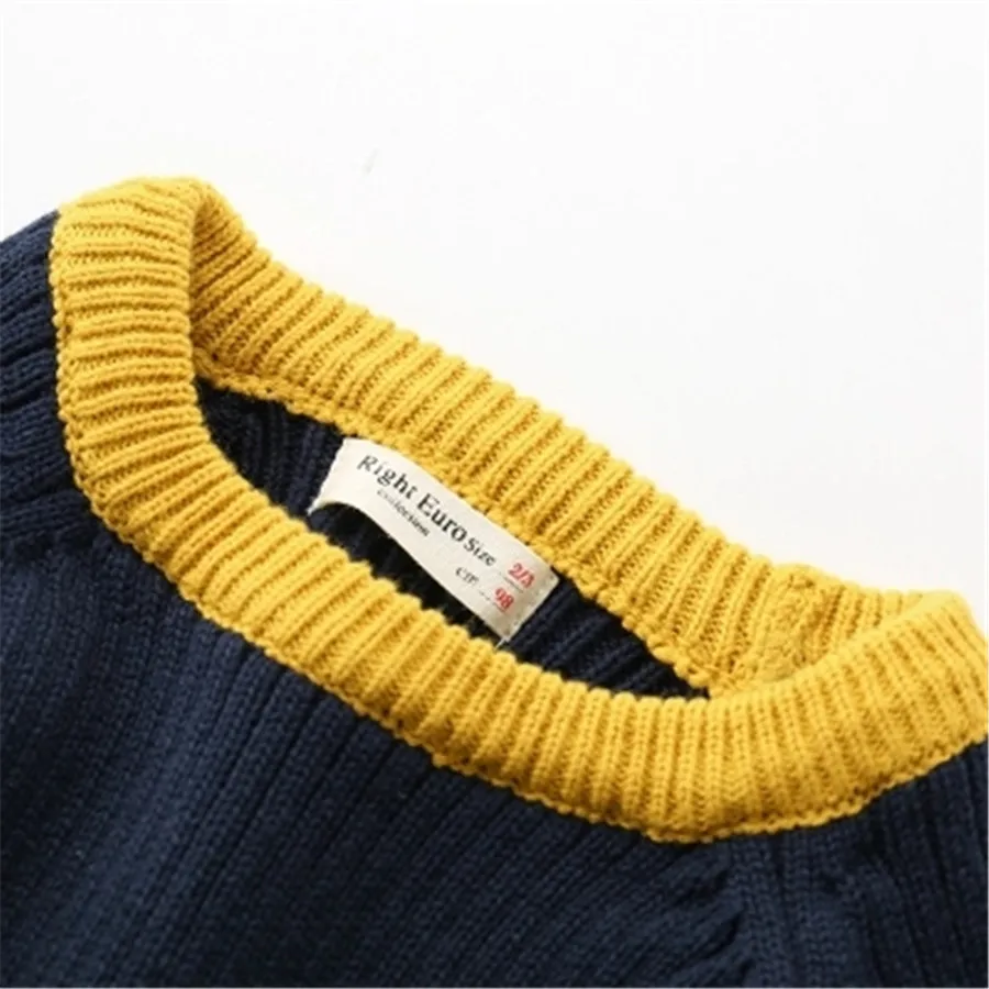 Winter Children's Clothes Boys Sweaters Long Sleeve Striped Thicken Knitted Pullover Baby Boy Sweaters For Boys Kids Sweater
Winter Children's Clothes Boys Sweaters Long Sleeve Striped Thicken Knitted Pullover Baby Boy Sweaters For Boys Kids Sweater