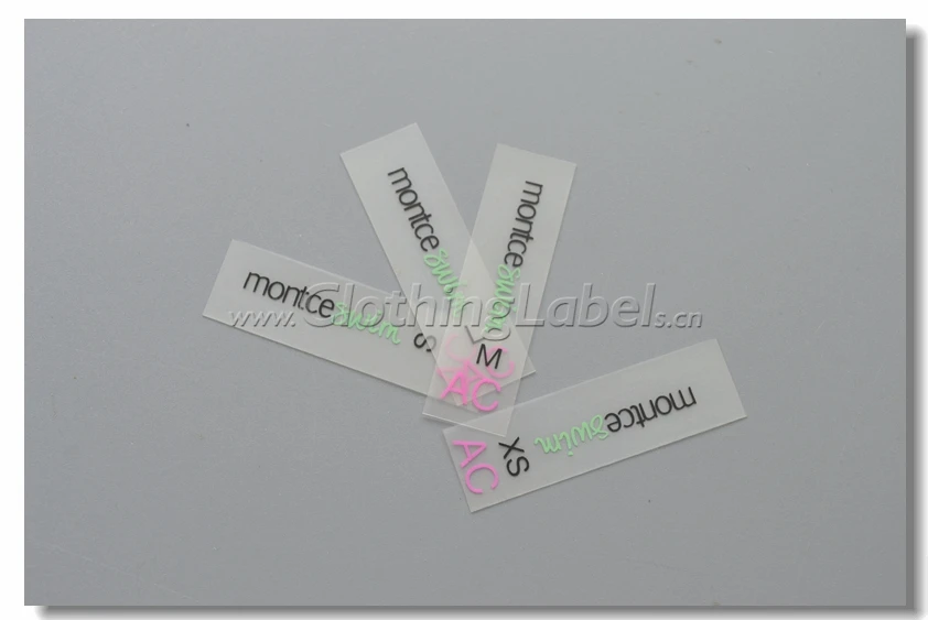 custom soft TPU labels for clothing, sports wear, waterproof, high colorfastness to washing, accept small order
custom soft TPU labels for clothing, sports wear, waterproof, high colorfastness to washing, accept small order