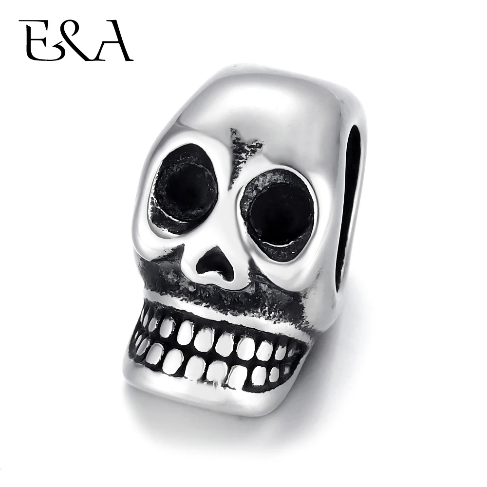 Stainless Steel Beads Skull Spacer Metal Large Hole 8mm Charm Slider DIY Men Bracelet Making Supplies Handmade Jewelry Findings
Stainless Steel Beads Skull Spacer Metal Large Hole 8mm Charm Slider DIY Men Bracelet Making Supplies Handmade Jewelry Findings