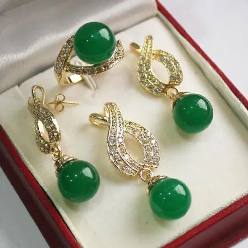 Hot selling@> free shipping green Natural stone Pendant Necklace Earrings rings jewelry set -Bride jewelry free shi
Hot selling@> free shipping green Natural stone Pendant Necklace Earrings rings jewelry set -Bride jewelry free shi