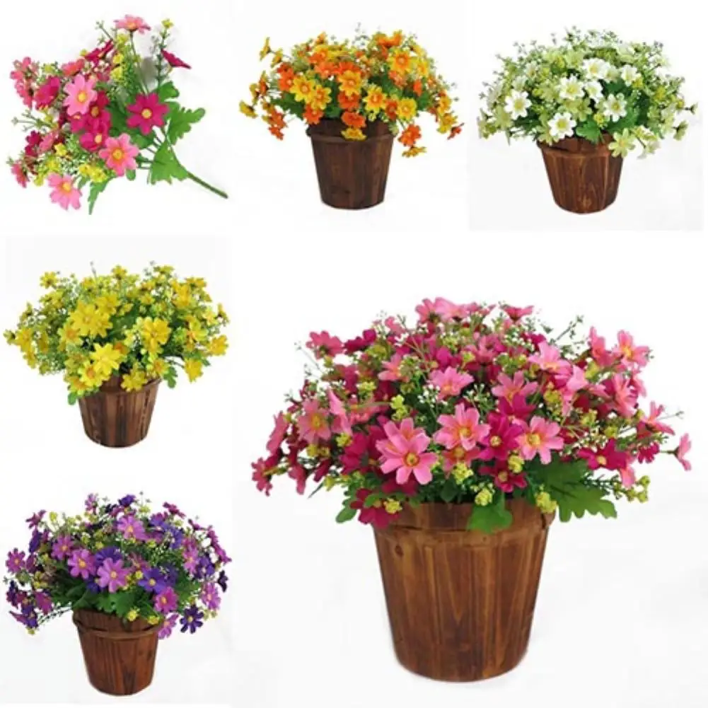 1 Bouquet 28 Heads Artificial Fake Cute Daisy Flower Home Wedding Garden Artificial Plants Decoration
1 Bouquet 28 Heads Artificial Fake Cute Daisy Flower Home Wedding Garden Artificial Plants Decoration