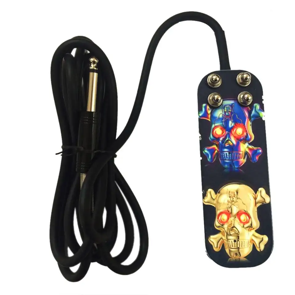Pro Tattoo Machine Accessories Kit Skeleton Appearance Foot Switch Pedal Tattoo Power Supply Pedal Switch Superb Control Foot
Pro Tattoo Machine Accessories Kit Skeleton Appearance Foot Switch Pedal Tattoo Power Supply Pedal Switch Superb Control Foot