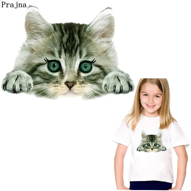 Prajna Cat Stickers Iron On Transfer Vinyl Thermal Heat Transfer Ironing On Patches For Clothing DIY Washable Sticker On T-shirt
Prajna Cat Stickers Iron On Transfer Vinyl Thermal Heat Transfer Ironing On Patches For Clothing DIY Washable Sticker On T-shirt