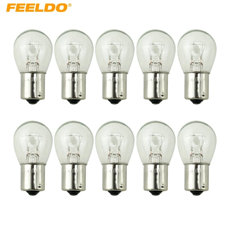 FEELDO 100Pcs 24V 1156 BA15S S25 P21W Auto Clear Glass Lamp Turn Tail Bulb Truck Bus Indicator Halogen Lamp #MX1226
FEELDO 100Pcs 24V 1156 BA15S S25 P21W Auto Clear Glass Lamp Turn Tail Bulb Truck Bus Indicator Halogen Lamp #MX1226