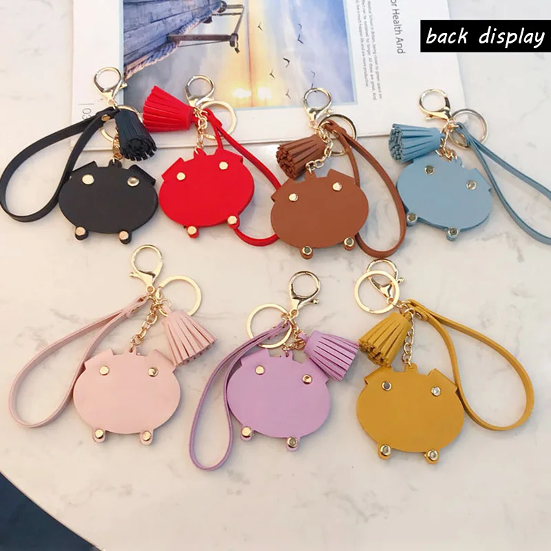 Fashion accessory crystal rhinestone leather pig key chain cute tassel wallet car pendant key ring women bag charm jewelry L40
Fashion accessory crystal rhinestone leather pig key chain cute tassel wallet car pendant key ring women bag charm jewelry L40
