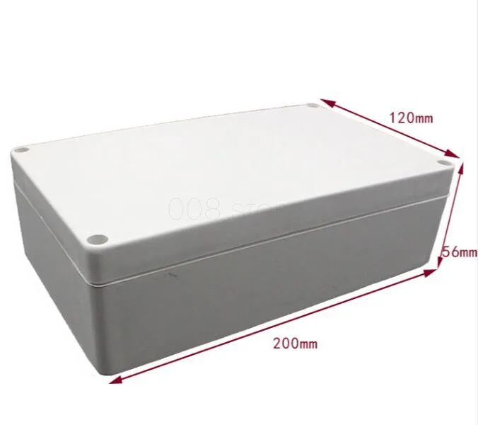 1pcs 200X120X56mm/ 7.87" x 4.72" x 2.2" (L x W x h) ABS Waterproof Electronic Plastic Project Box Enclosure Case Plastic waterpr
1pcs 200X120X56mm/ 7.87" x 4.72" x 2.2" (L x W x h) ABS Waterproof Electronic Plastic Project Box Enclosure Case Plastic waterpr