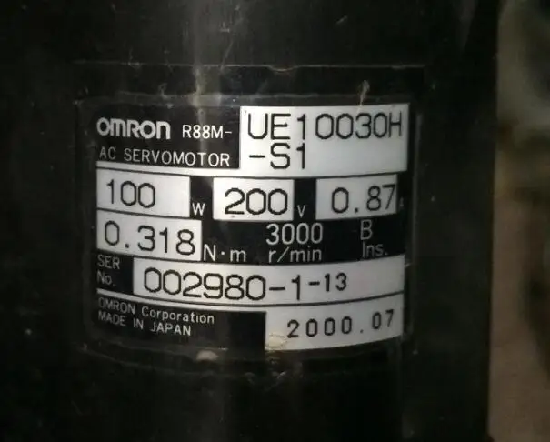 Servo motor R88M-UE10030H-S1 , Used one , 90% appearance new , 3 months warranty , in stock
Servo motor R88M-UE10030H-S1 , Used one , 90% appearance new , 3 months warranty , in stock