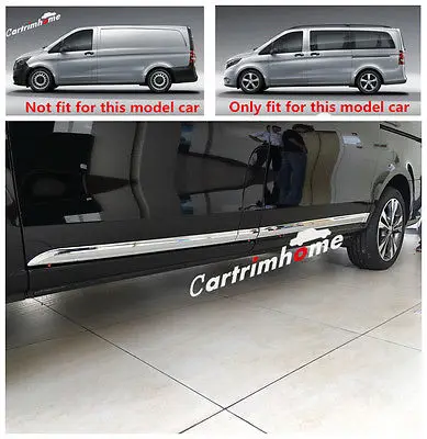 Chrome Side Door Body Molding Cover Trim 7pcs for Mercedes-Benz Metris 2014-2016
Chrome Side Door Body Molding Cover Trim 7pcs for Mercedes-Benz Metris 2014-2016
