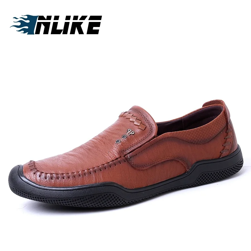 INLIKE New Genuine Leather Casual Men Shoes Breathable Men's Doug Shoes Fashion Lightweight Flats Man Leather Shoes
INLIKE New Genuine Leather Casual Men Shoes Breathable Men's Doug Shoes Fashion Lightweight Flats Man Leather Shoes