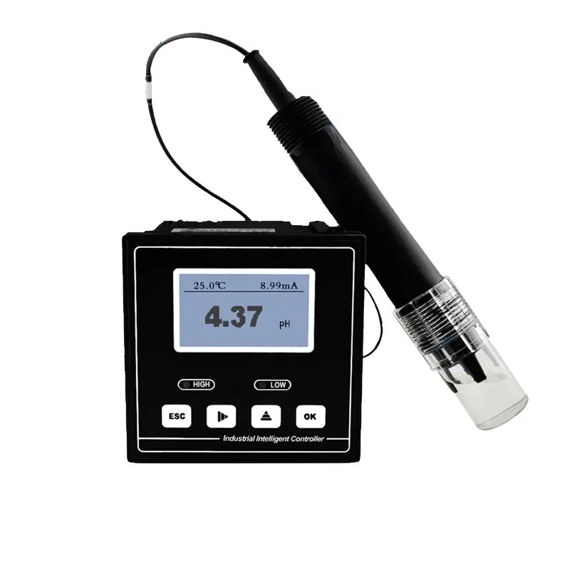 PH-1800 Industrial PH Meter Online PH Controller PH Transmitter PH Value Detector PH Meter
PH-1800 Industrial PH Meter Online PH Controller PH Transmitter PH Value Detector PH Meter