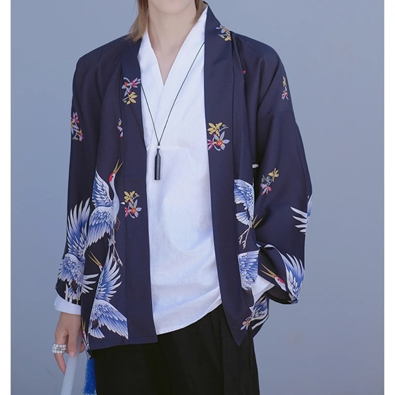 Yukata haori men Japanese kimono cardigan men samurai costume clothing kimono jacket mens kimono shirt yukata haori FF001
Yukata haori men Japanese kimono cardigan men samurai costume clothing kimono jacket mens kimono shirt yukata haori FF001