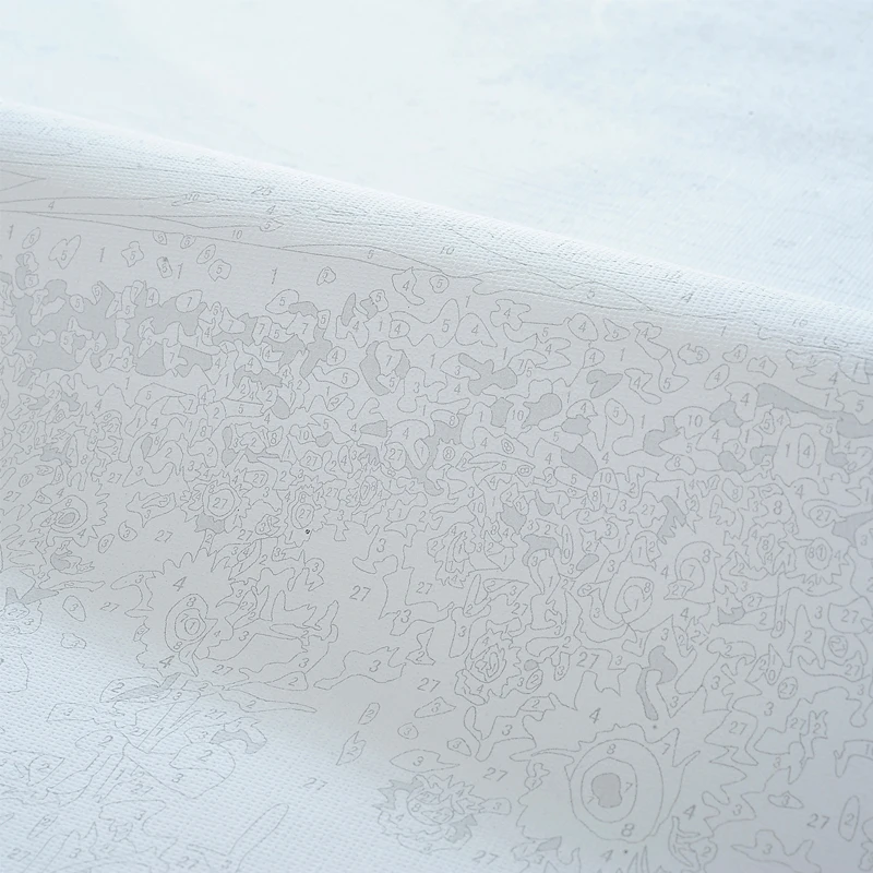 Cioioil-T058 белые медведи в снегу окраски по номерам животных краски холст настенные