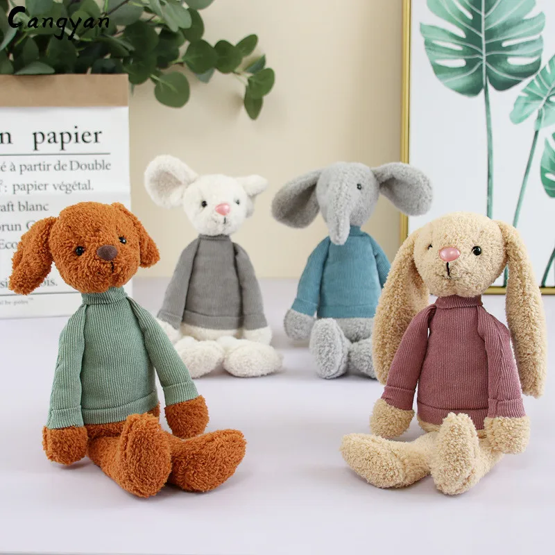 35cm cute long-legged animal plush toy warm heart series doll mice elephant rabbit dog doll children's gifts animals
35cm cute long-legged animal plush toy warm heart series doll mice elephant rabbit dog doll children's gifts animals