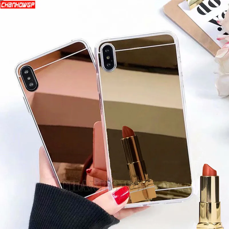 Зеркальный Мягкий силиконовый чехол для Samsung Galaxy A30 A50 A70 M10 M20 S10 S9 S8 S7 Edge Note 9 J3 J5 J7 J6 J4