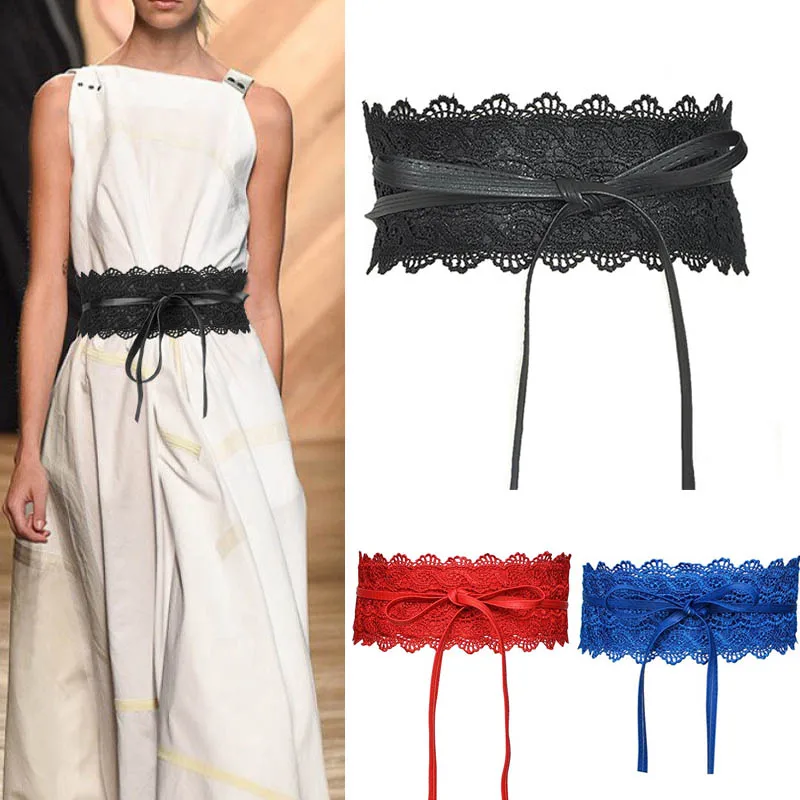 Newly 1 Pcs Women Lady Dress Belt Lace Wide Waist Strap PU Decoration Fashion Waistband m99
Newly 1 Pcs Women Lady Dress Belt Lace Wide Waist Strap PU Decoration Fashion Waistband m99