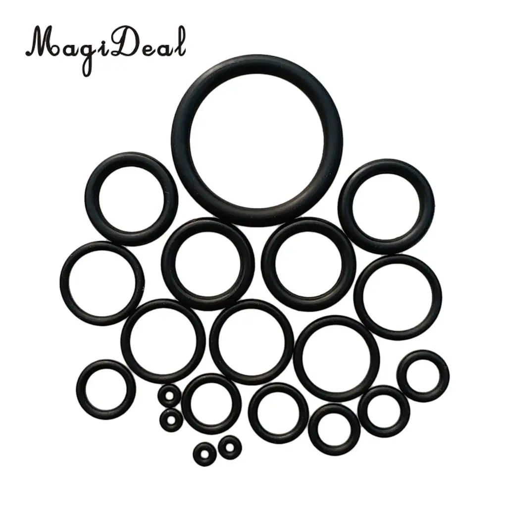 MagiDeal 20 Pieces Standard Scuba Diving O-Ring Kit for Dive BCD, Regulator, Hose, Tank, Cylinder, Camera
MagiDeal 20 Pieces Standard Scuba Diving O-Ring Kit for Dive BCD, Regulator, Hose, Tank, Cylinder, Camera