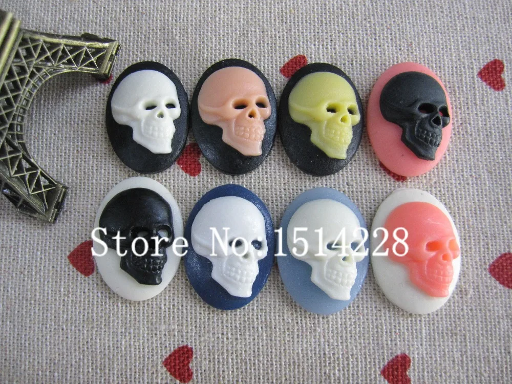 (18*25mm)Mixed colors.resin classical skull Cameo .Resin Flatback Cabochon for Earring .jewelry Accessory.DIY
(18*25mm)Mixed colors.resin classical skull Cameo .Resin Flatback Cabochon for Earring .jewelry Accessory.DIY