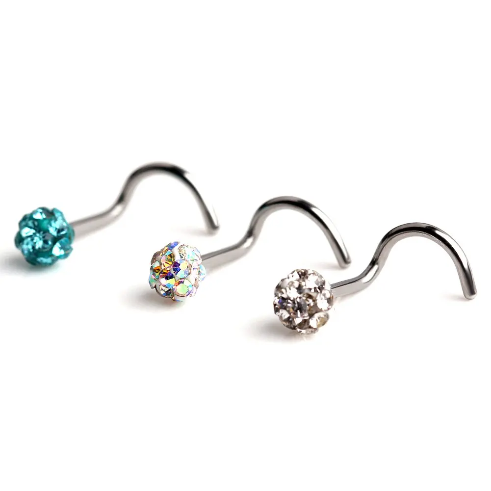 3PCS 20G 18G Surgical Steel Gem Crystal Bone L-Shaped Screw Nose Bone Studs Ring Pins Piercing Jewelry wholesale jewelry lots
3PCS 20G 18G Surgical Steel Gem Crystal Bone L-Shaped Screw Nose Bone Studs Ring Pins Piercing Jewelry wholesale jewelry lots