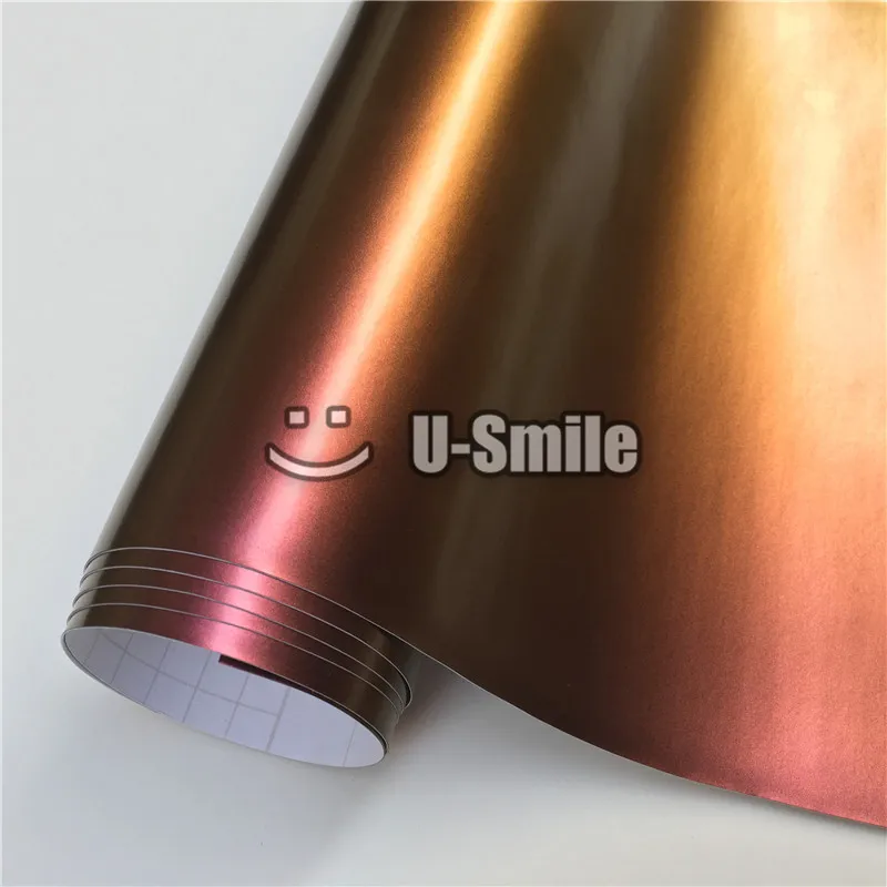 High Quality Purple Golden Chameleon Vinyl Wrap Film Bubble Free Vehicle Wraps Size:1.52M*30m/Roll
High Quality Purple Golden Chameleon Vinyl Wrap Film Bubble Free Vehicle Wraps Size:1.52M*30m/Roll