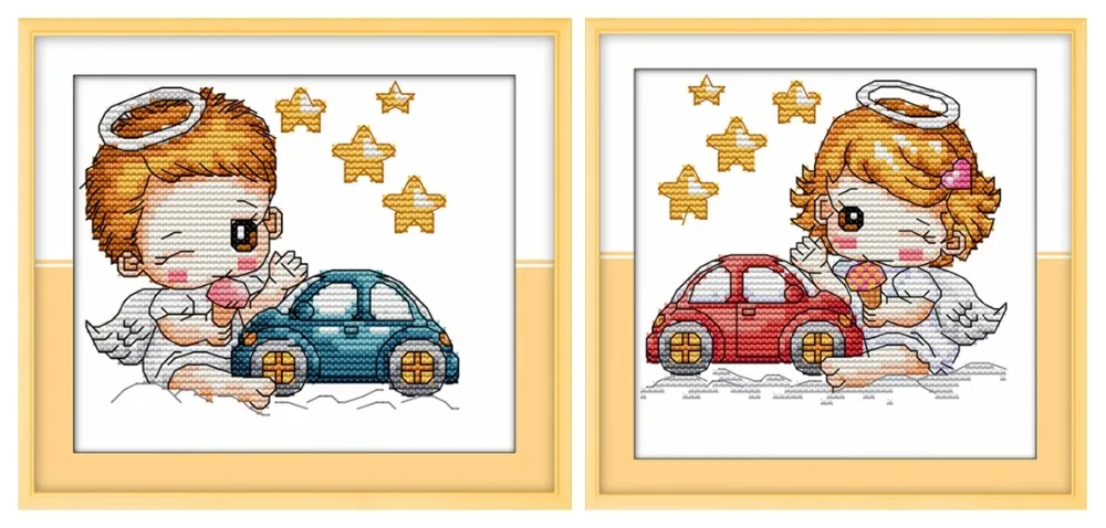Car Boy girl lovers cross stitch kit kid pattern count print DMC color 18ct 14ct 11ct embroidery DIY handmade needlework plus
Car Boy girl lovers cross stitch kit kid pattern count print DMC color 18ct 14ct 11ct embroidery DIY handmade needlework plus