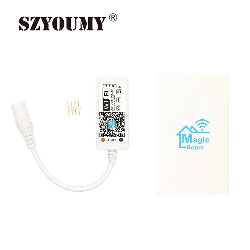 SZYOUMY DC12-24V MINI LED WIFI RGB Controller for for RGB LED Strip phone Ipad IOS/Android Mobile Phone Wireless control
SZYOUMY DC12-24V MINI LED WIFI RGB Controller for for RGB LED Strip phone Ipad IOS/Android Mobile Phone Wireless control