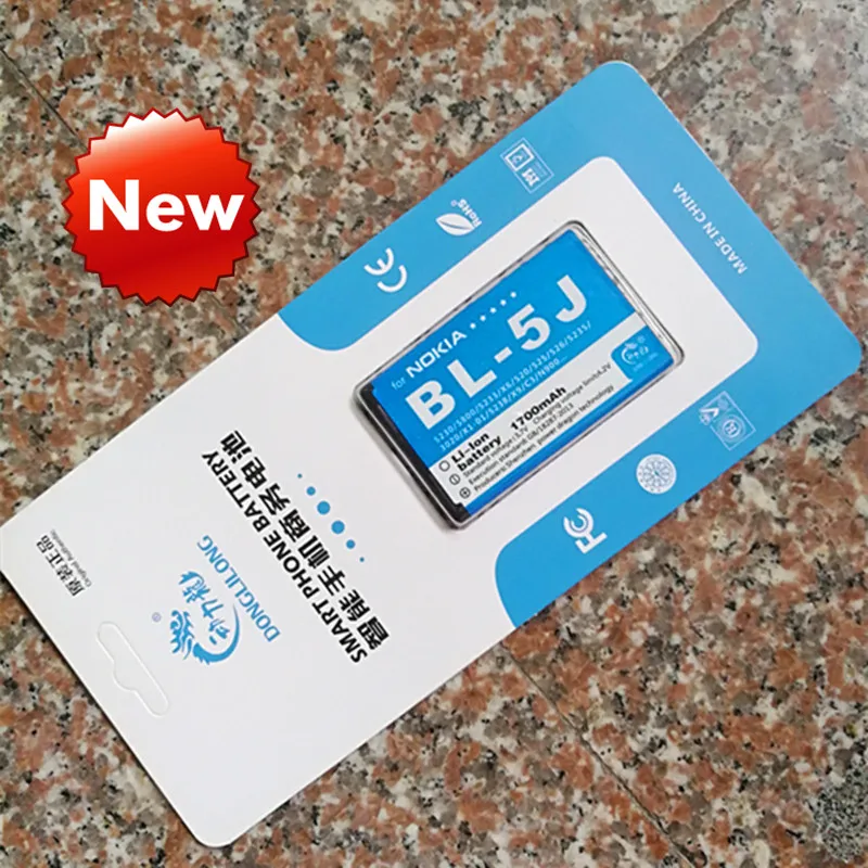 50CS/ NEW BL-5J Replacement Battery 1700mAh For Nokia Lumia 520 5800 5800XM 5900XM 5228 5230 5232 5233 5235 5236 X6M N900
50CS/ NEW BL-5J Replacement Battery 1700mAh For Nokia Lumia 520 5800 5800XM 5900XM 5228 5230 5232 5233 5235 5236 X6M N900