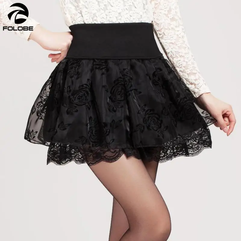 FOLOBE 2020 Summer Skirt Preppy Style Flower Bow Mini Tutu Skirt Elasticity Lace Skirts Shorts Woman High Waist
FOLOBE 2020 Summer Skirt Preppy Style Flower Bow Mini Tutu Skirt Elasticity Lace Skirts Shorts Woman High Waist