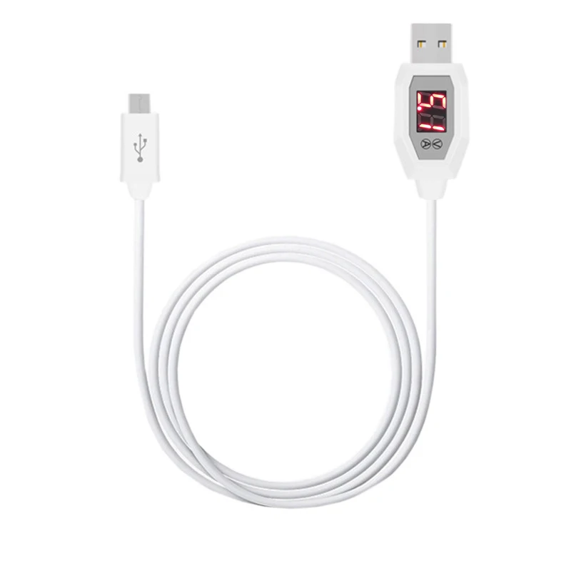 Hotnow зарядка через USB Micro кабель с светодиодный дисплей быстрой зарядки мобильного