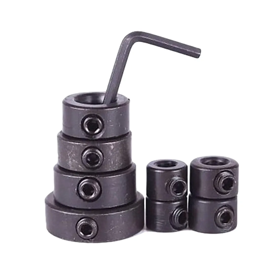 High Carbon Steel Positioner Drill Locator 8Pcs/Set drill bit depth stop sleeve + 1pc Hex Wrench conductor for drilling
High Carbon Steel Positioner Drill Locator 8Pcs/Set drill bit depth stop sleeve + 1pc Hex Wrench conductor for drilling