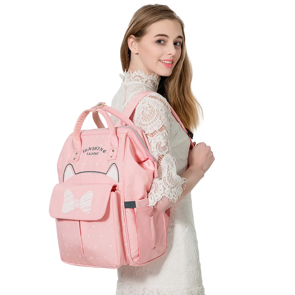 2019 Mama Pack Nylon Double Shoulder Package USB Interface Mother and Child Pack Large Capacity Multi-functional Travel Pack
2019 Mama Pack Nylon Double Shoulder Package USB Interface Mother and Child Pack Large Capacity Multi-functional Travel Pack